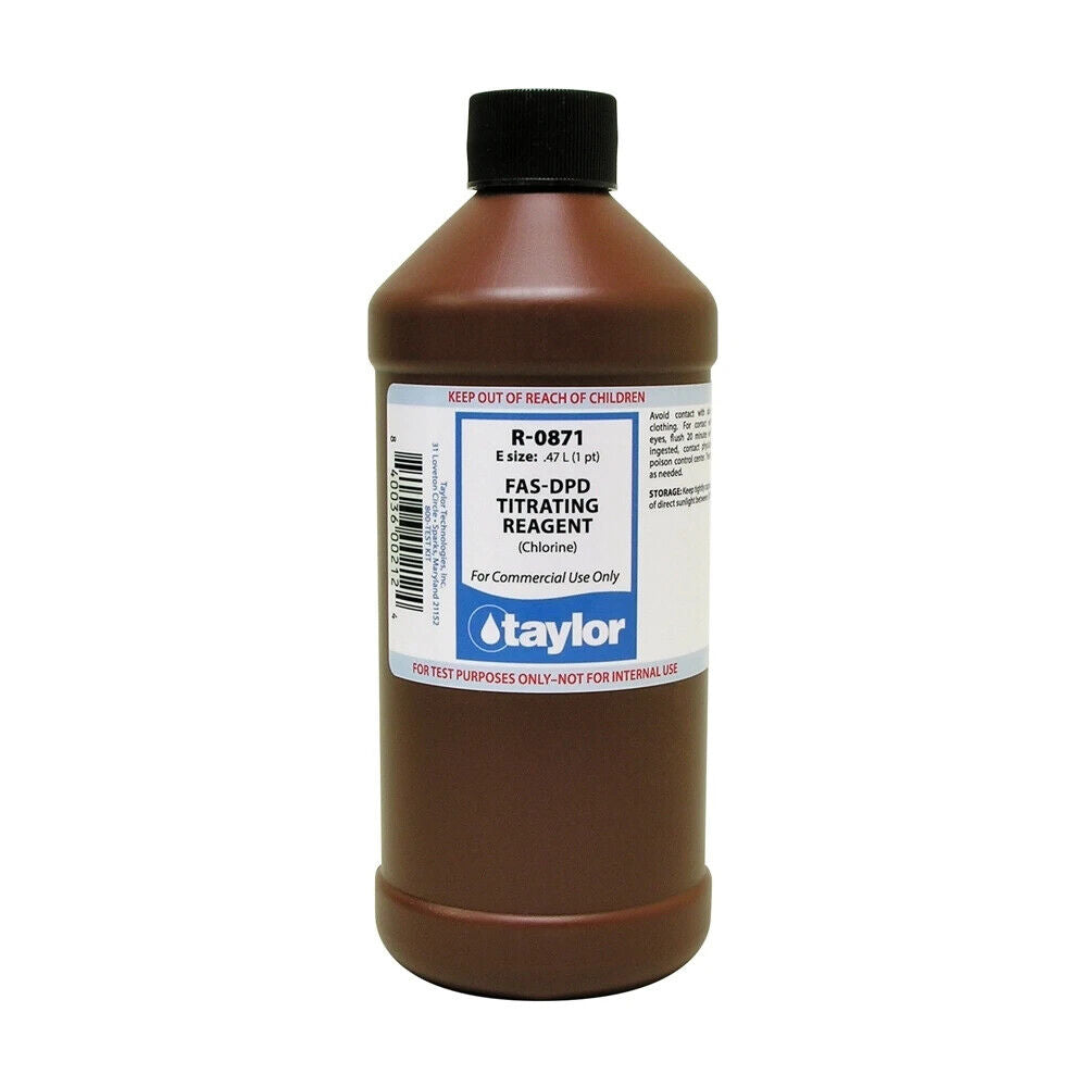 TAYLOR CHLORINE FAS-DPD TITRATING REAGENT - PINT (R-0871-E)