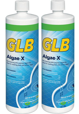 GLB ALGAE-X - Algaecide, Quart 2-Pack (71100A)