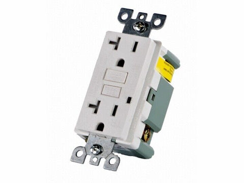 CONSOLIDATED MFG 20A WHITE TAMPER RESISTANT GFCI RECEPTACLE (GF20AWR)
