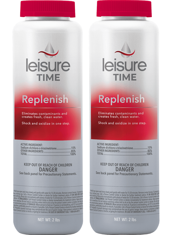 Leisure Time Replenish - Spa / Hot Tub Shock 2 LB 2-Pack (45310A)