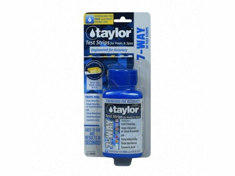 TAYLOR 7-WAY TEST STRIP - 50 Pack (S-1335-12)